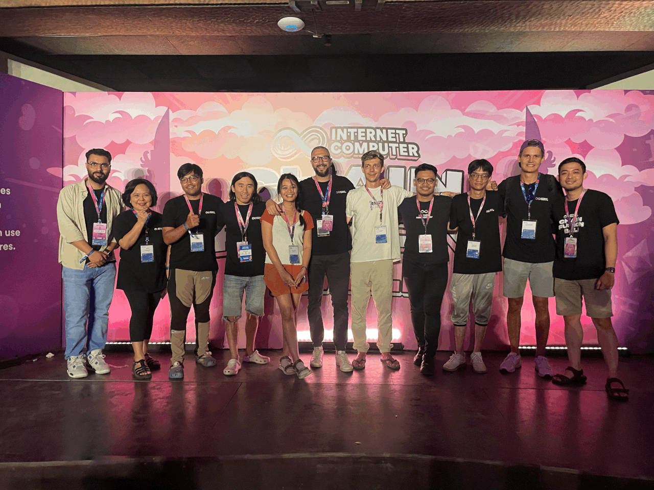 Cosmo with the Chain Fusion and Internet Computer community team